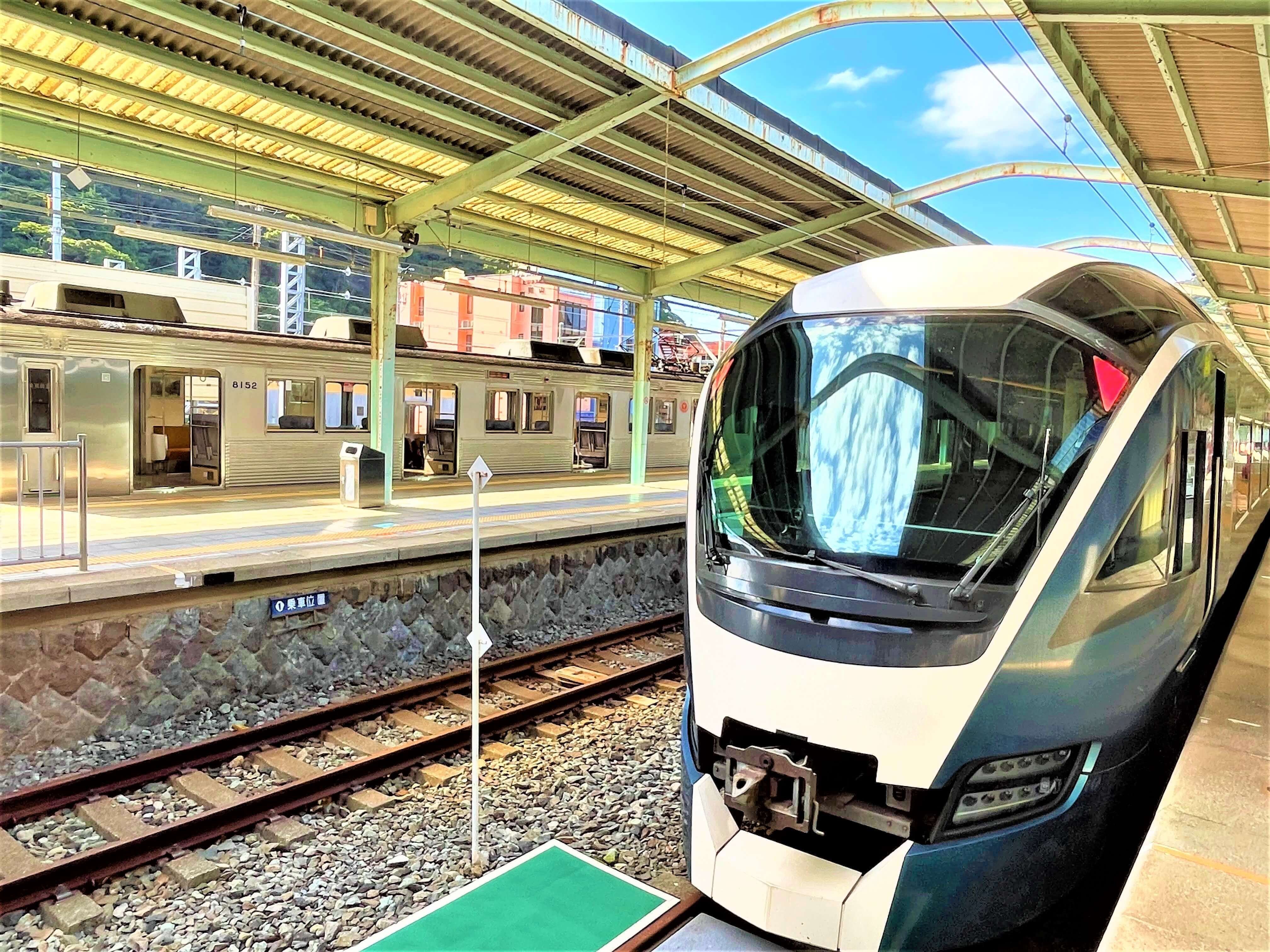 憧れの電車、サフィール踊り子号に乗って伊豆急下田まで日帰りで行った