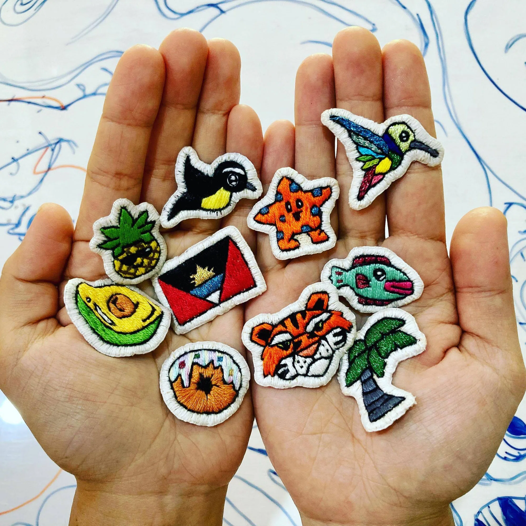 011 カリブ海の刺繍作家【アンティグア・バーブーダ】／世界ニホンジン 