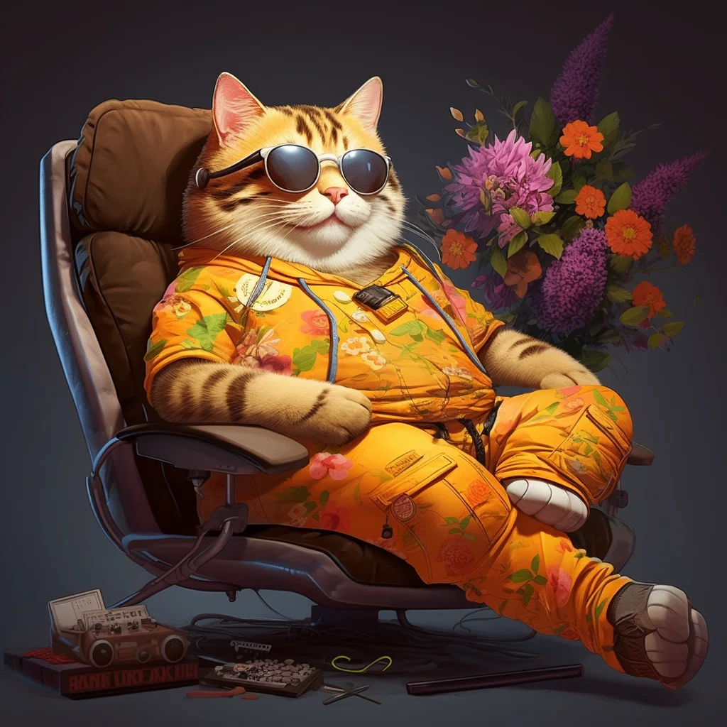 AIイラスト：療養猫｜みれのスクラップ