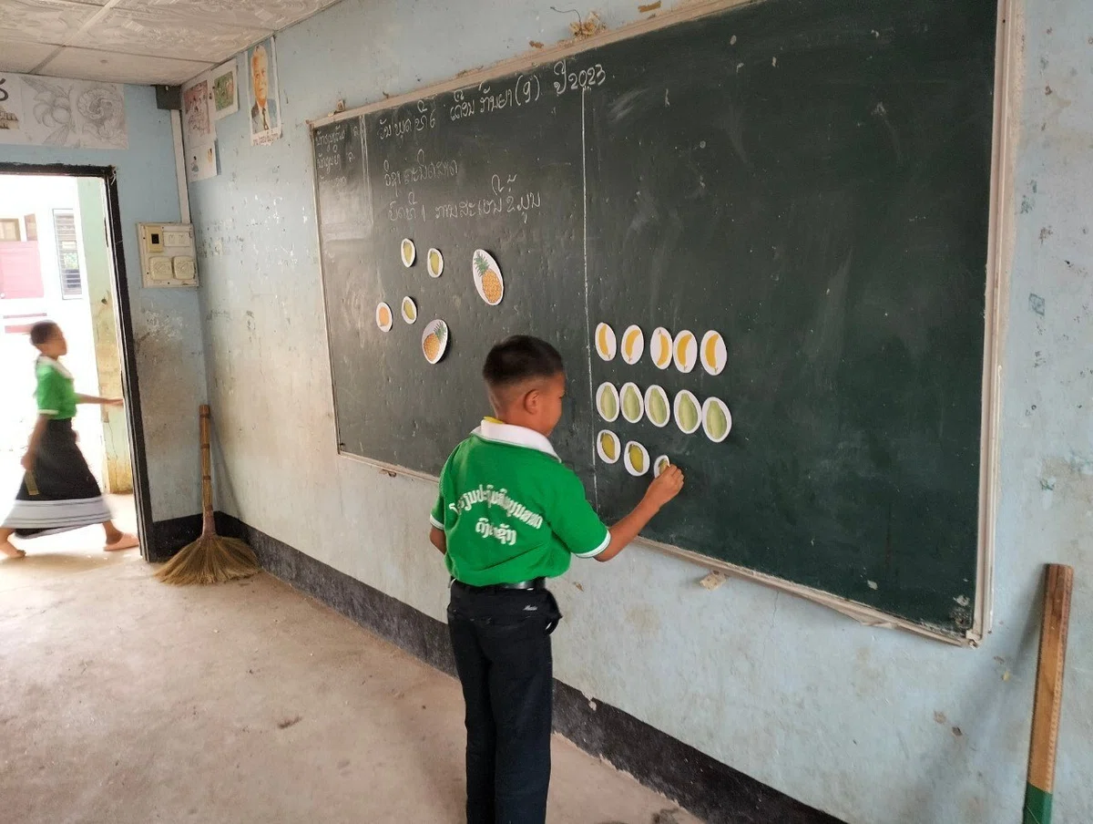 Simple Classroom Timer My First Class at Elementary School!!|🇱🇦海外で働くある元小学校の先生の話🇯🇵
