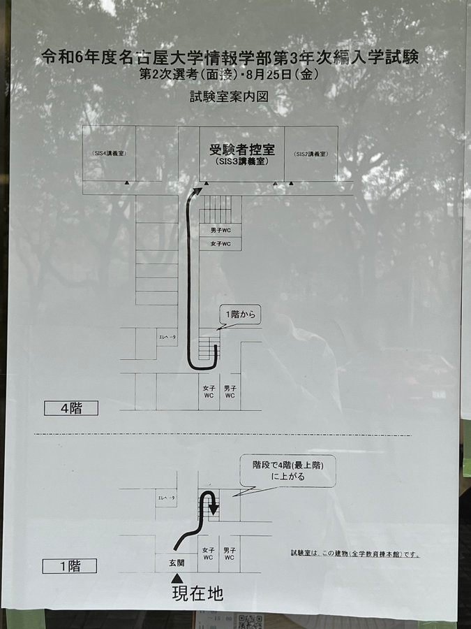 R6名古屋大学情報学部自然情報学科編入体験記｜ゆゆゆ