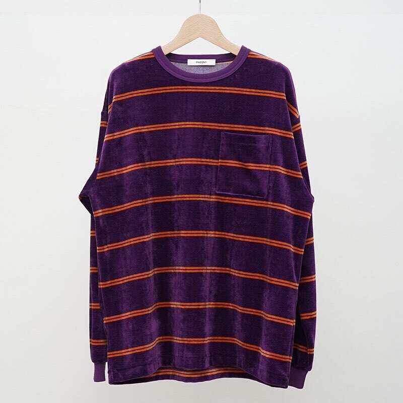 ボーダートップスも秋冬にシフト【PHEENY】Velours border L/S ボーダートップスも秋冬にシフト【PHEENY】Velours border L/S