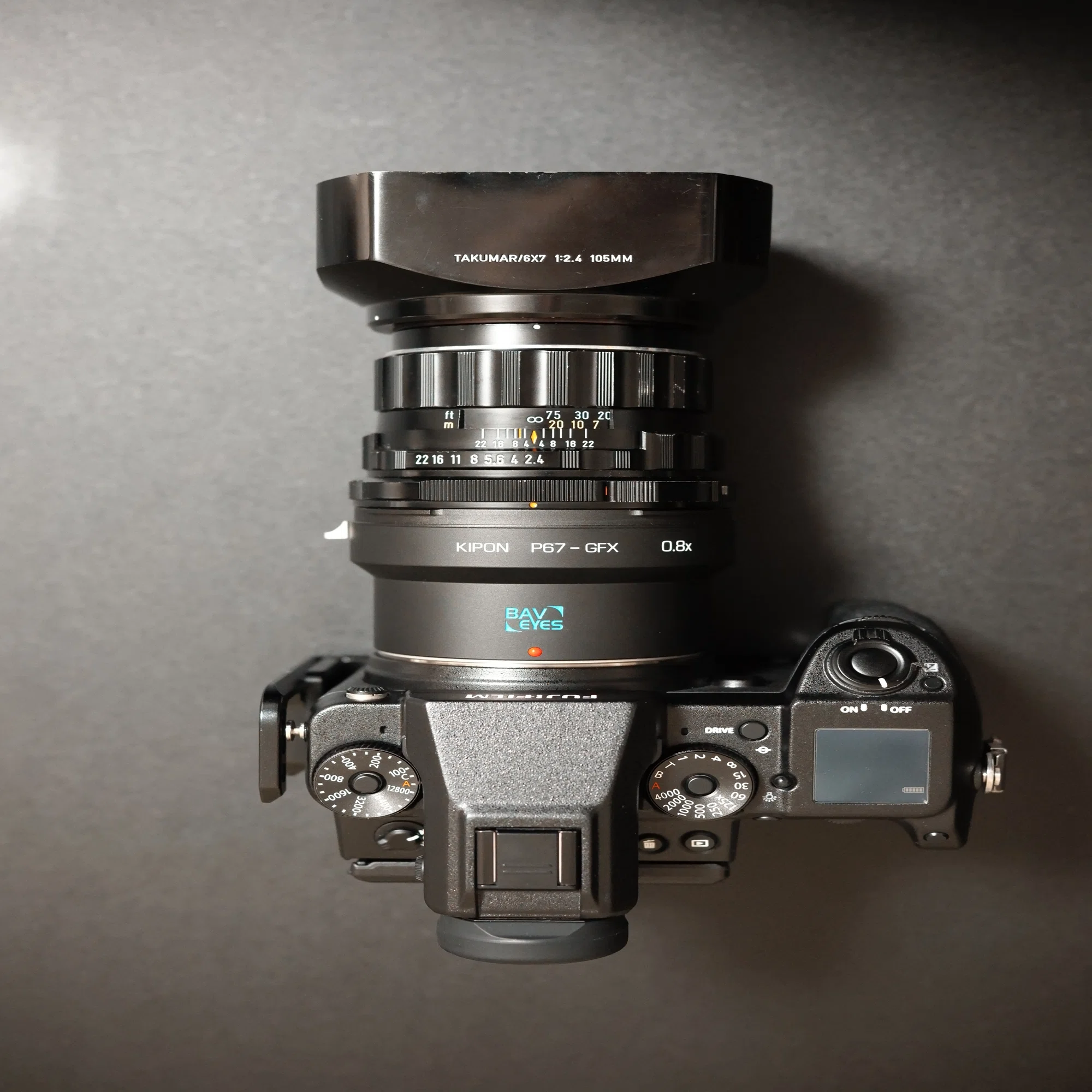 レビュー】PENTAX67の105mm F2.4をGFXとフォーカルレデューサーで使う 