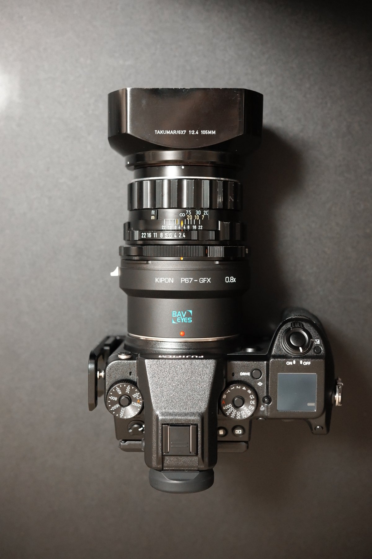 レビュー】PENTAX67の105mm F2.4をGFXとフォーカルレデューサーで使う  