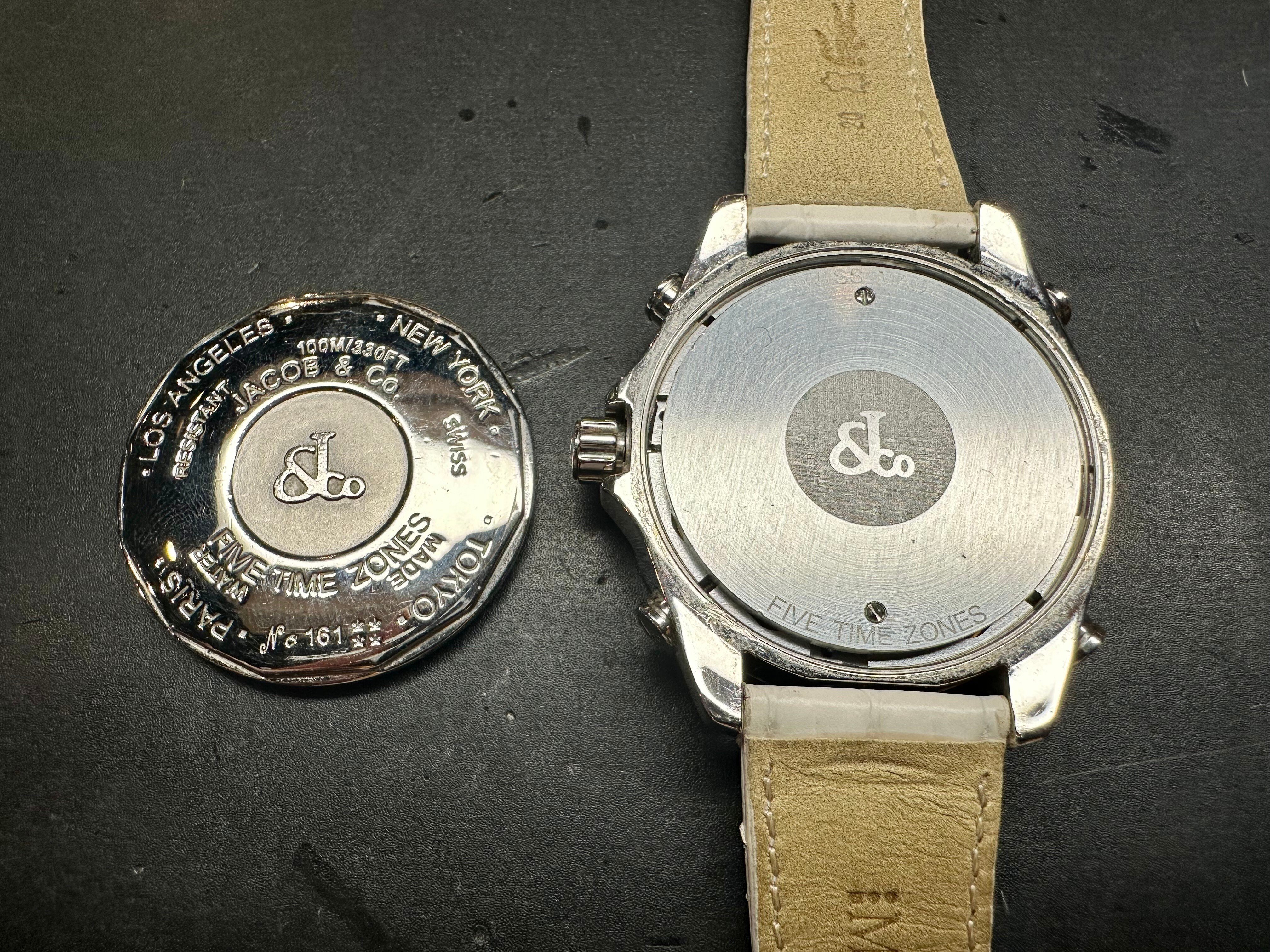 Jacob&Co.（ジェイコブ）：電池交換と修理の手順