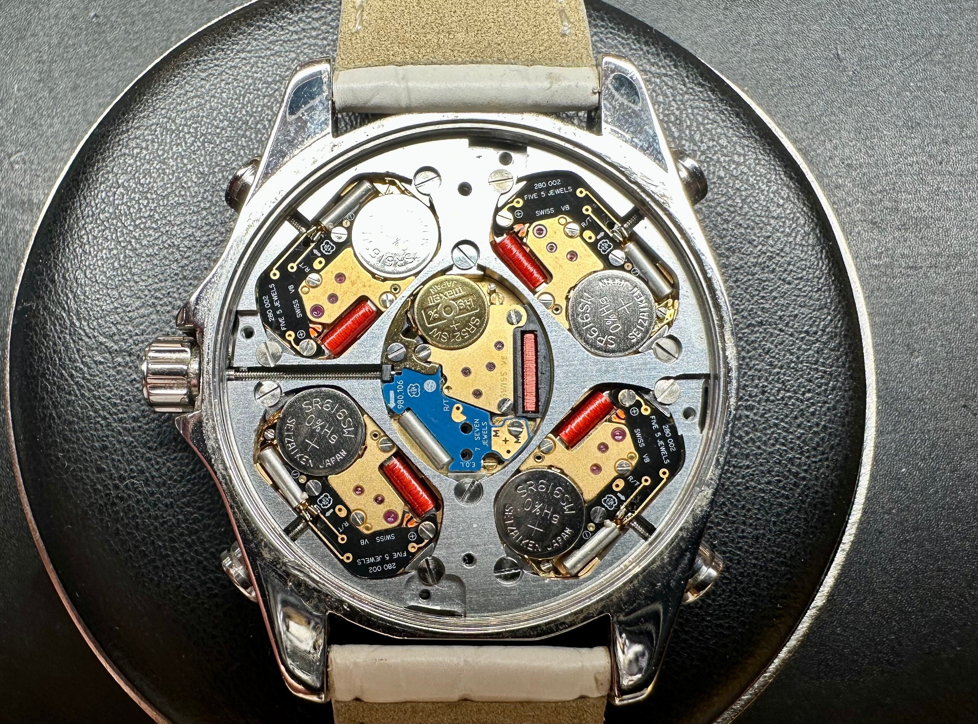 JACOB&CO ジェイコブ ファイブタイムゾーン 電池交換 修理