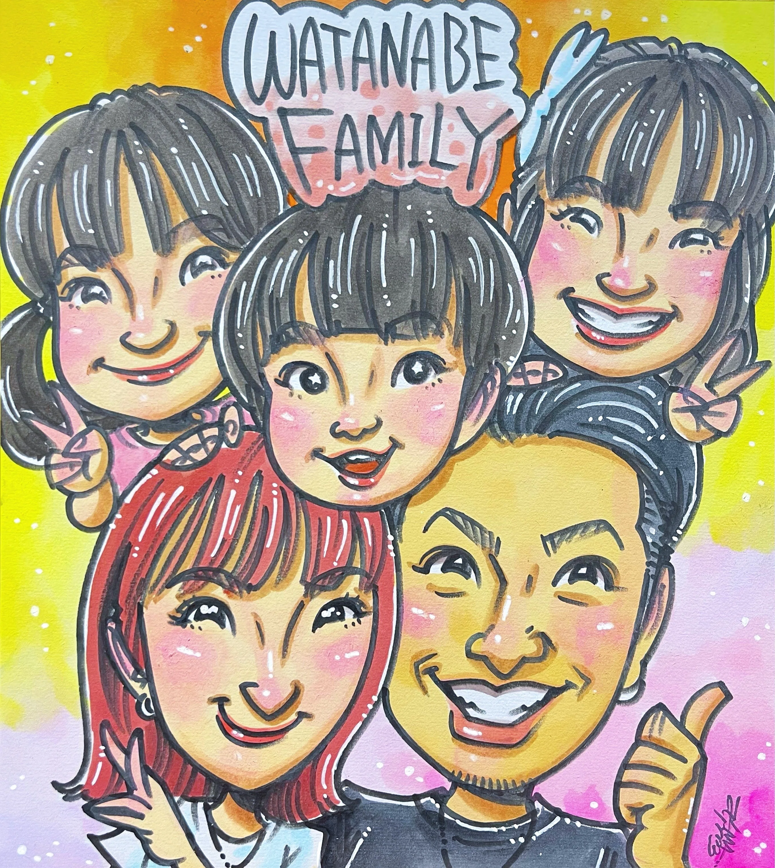 似顔絵で世界中に笑顔とHappyを届けたい！HANAが京都駅に、第一号店