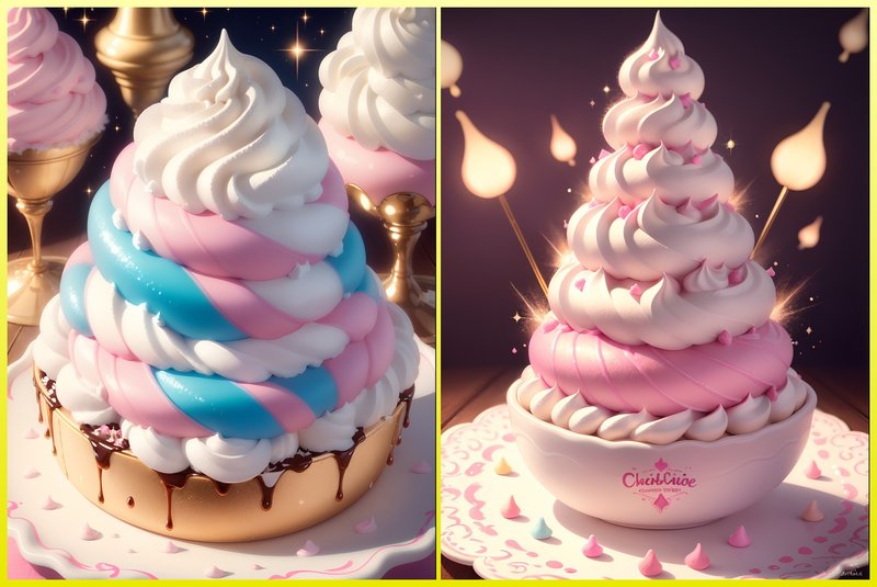 Ice Cream Fantasy AIイラスト2