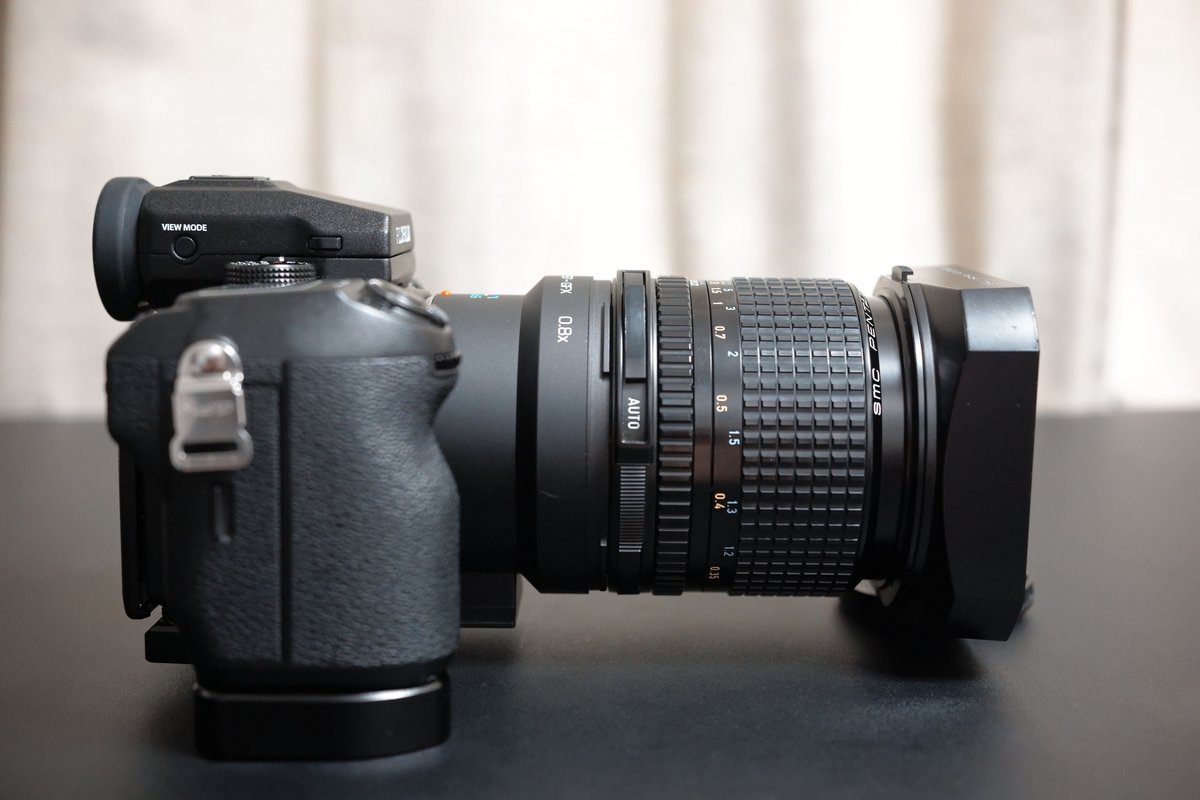 レビュー】PENTAX SMC 67 55mm F4をGFXとフォーカルレデューサーで使う 