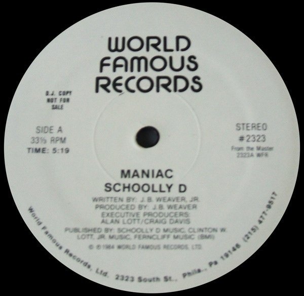 SCHOOLLY-D 他　HIPHOPエレクトロ計6アルバム SCHOOLLY-D 他 HIPHOPエレクトロ計6アルバム