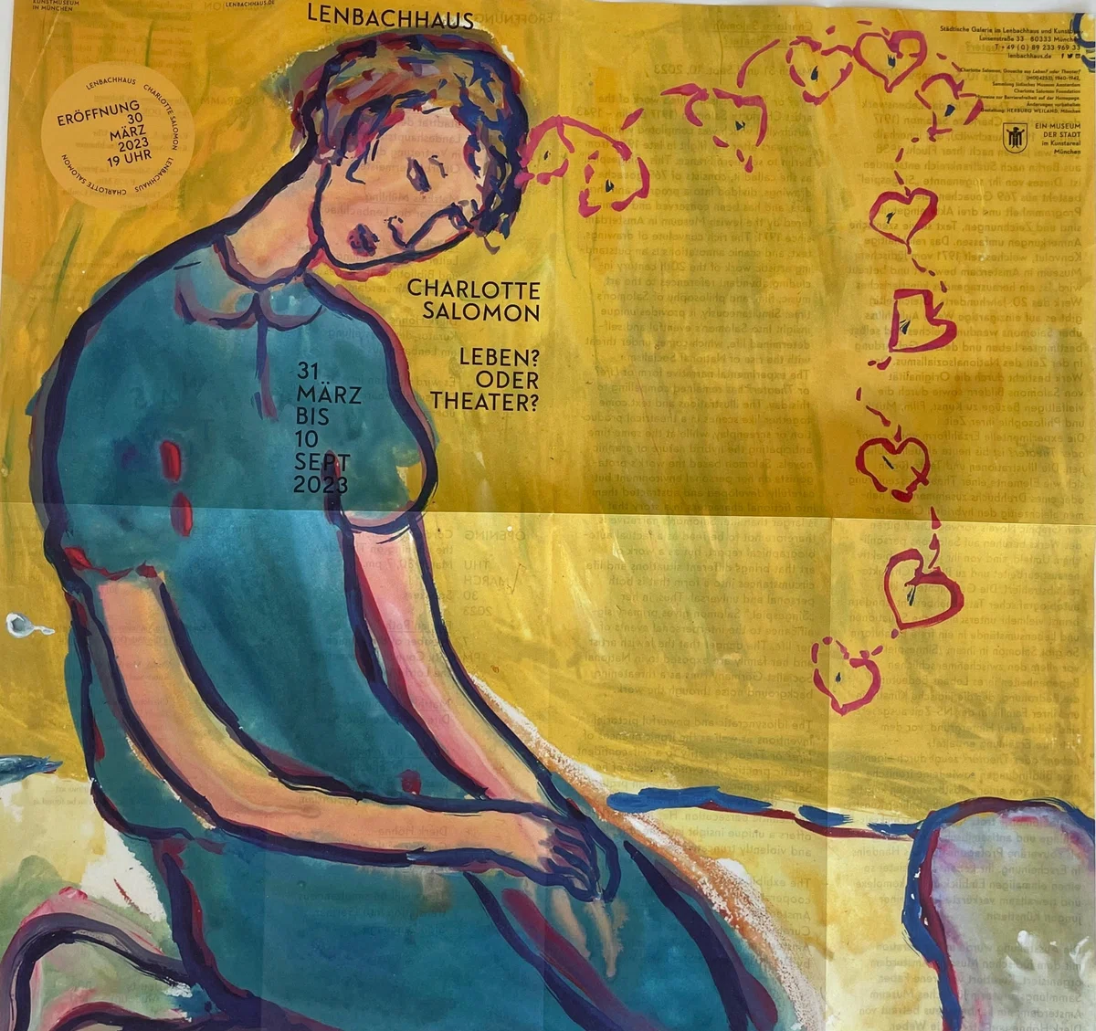 美術の記録：シャルロッテ・サロモン（1917ー1943）特別展 09.09.23 