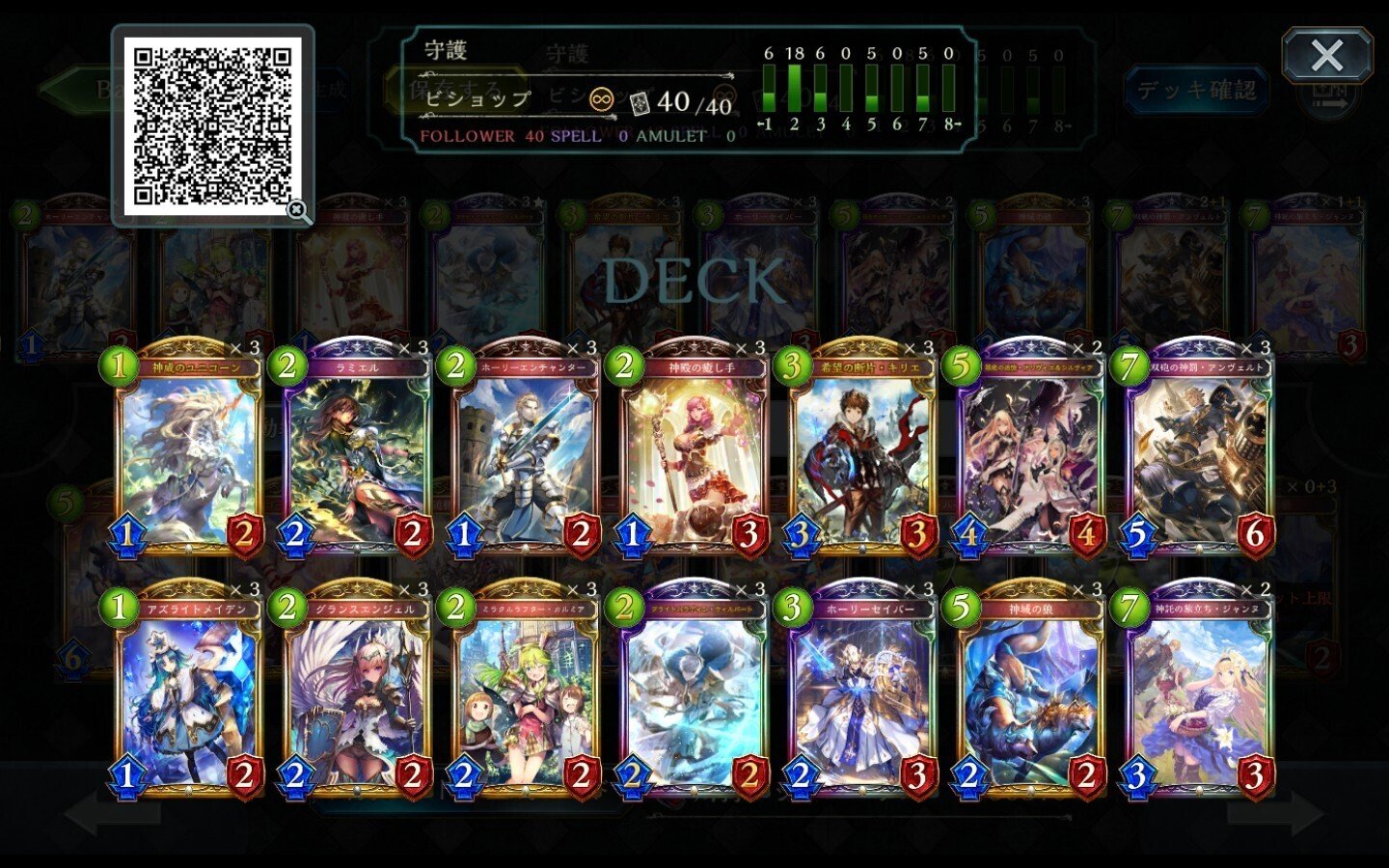 守護ビショップデッキ　+予備パーツ ドでかい守護を並べられる『守護ビショップ』のデッキリストと