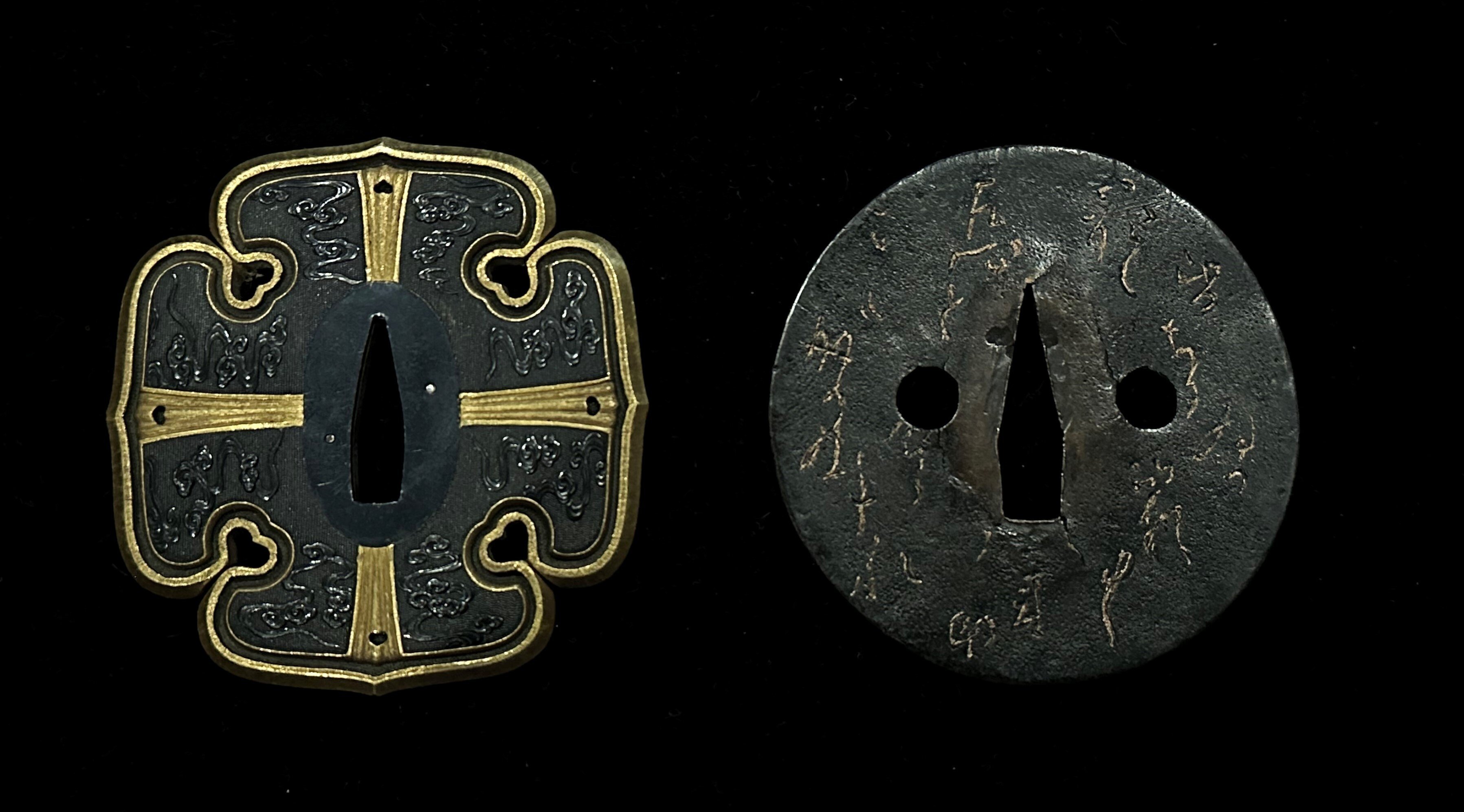 えんけんさま専用です日本刀　鍔　透かし　孔埋　縦70mm、横66mm、厚み4mm rectangle_large_type_2_744485d