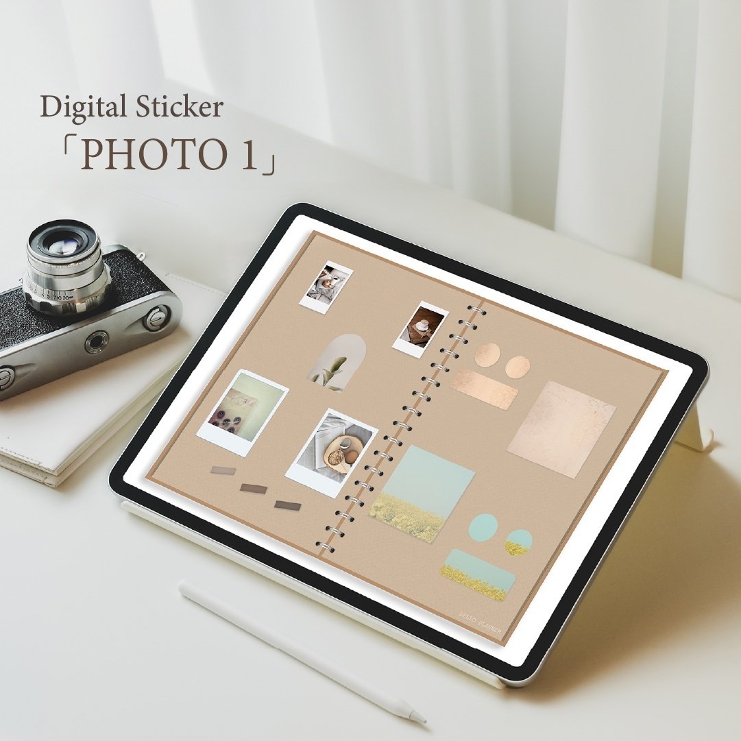 Digitalsticker「PHOTO1」｜HELLO PLANNER