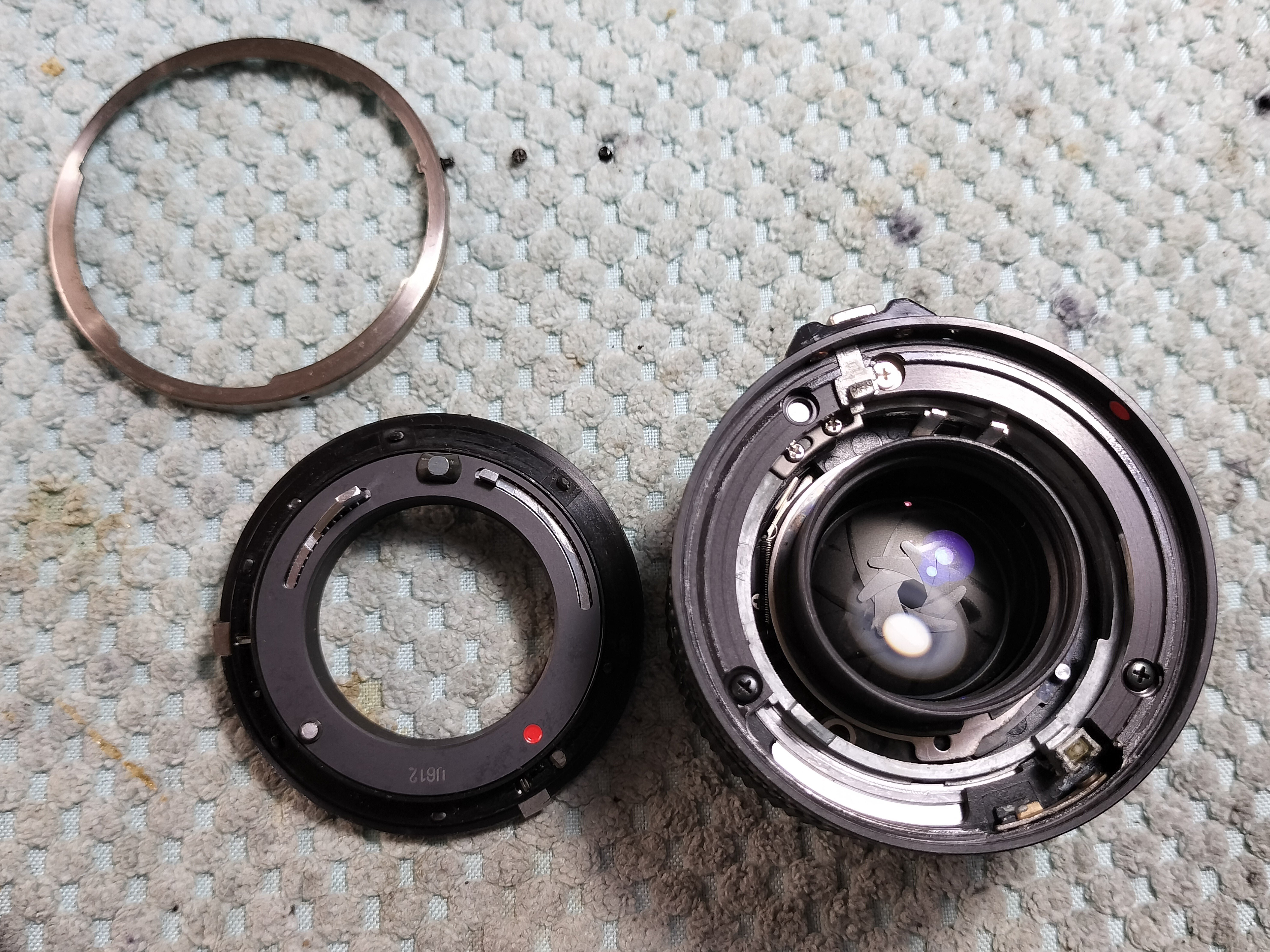 Canon New FD 50mm F/1.4の分解｜フィルムカメラ修理のアクアカメラ