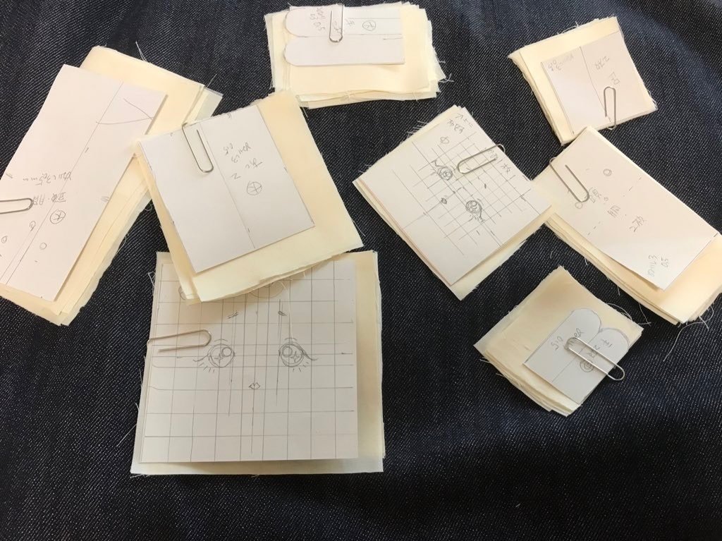 文化人形本番①【ちくちく日記】｜fig（花福）