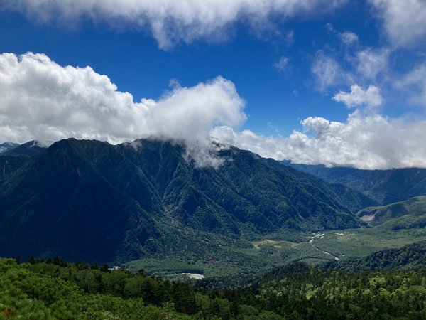 西穂丸山からの眺め