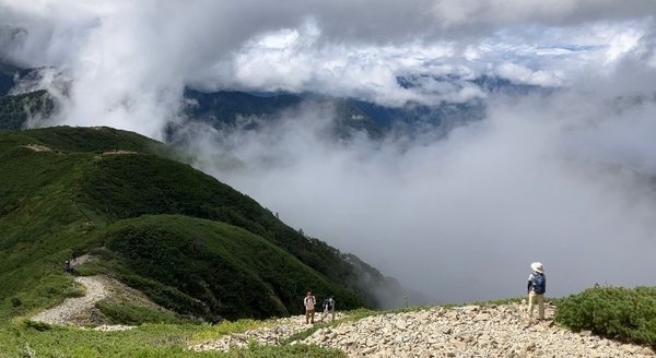 西穂丸山からの眺め