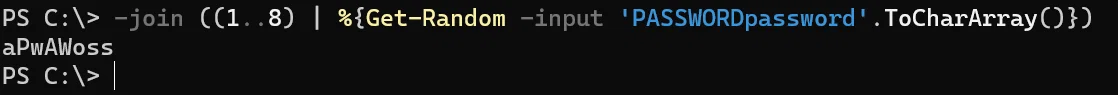 PowerShell ランダムなパスワードを生成する｜🐹マリモのごはん🐍
