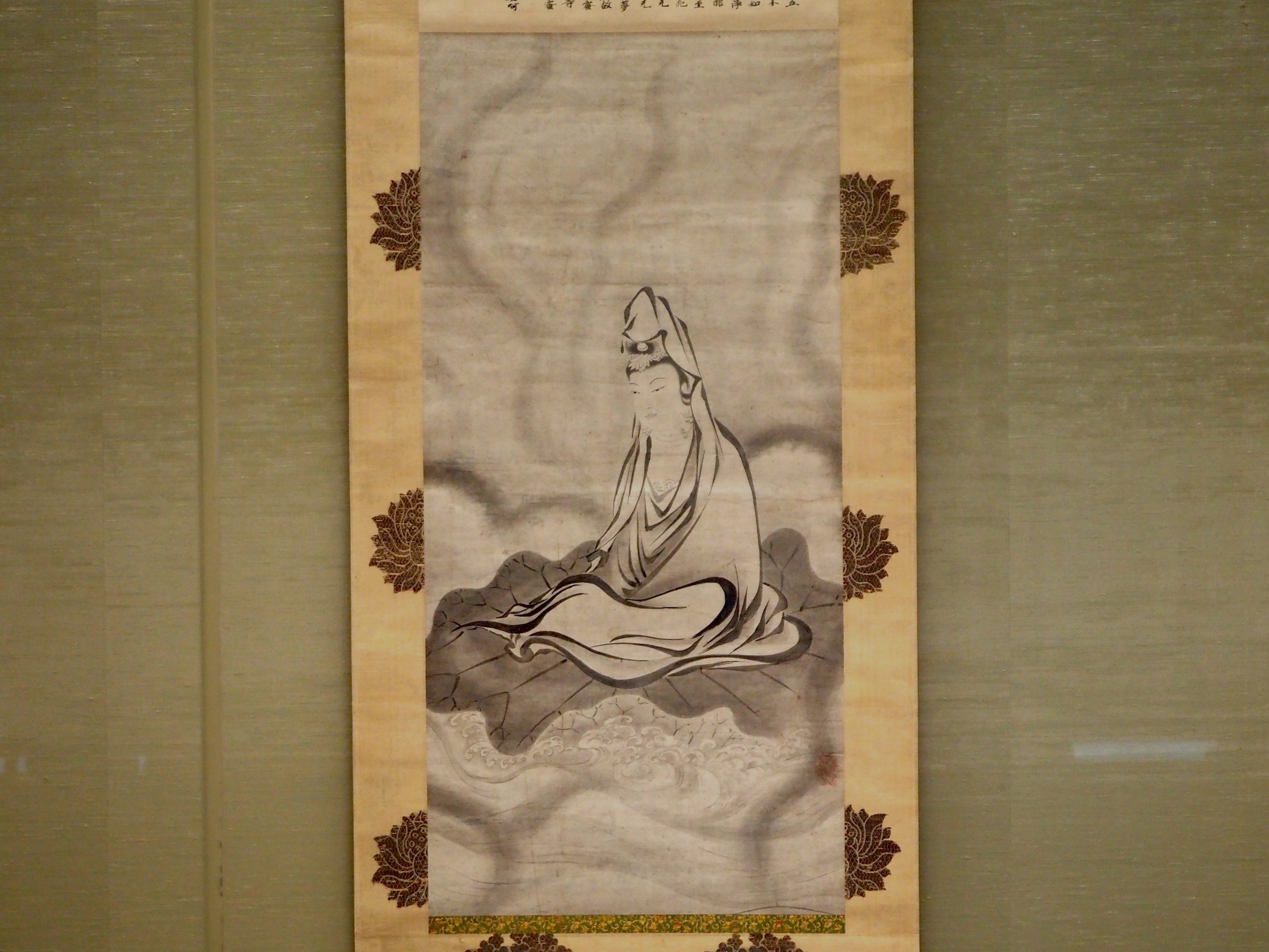 能阿弥さんが描いた《白衣観音図》ほか、仏画の世界へ潜入してみた
