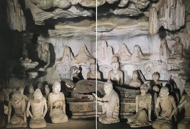 法隆寺「五重塔」の初層に涅槃の姿 【奈良の古刹をめぐる－法隆寺Ⅷ