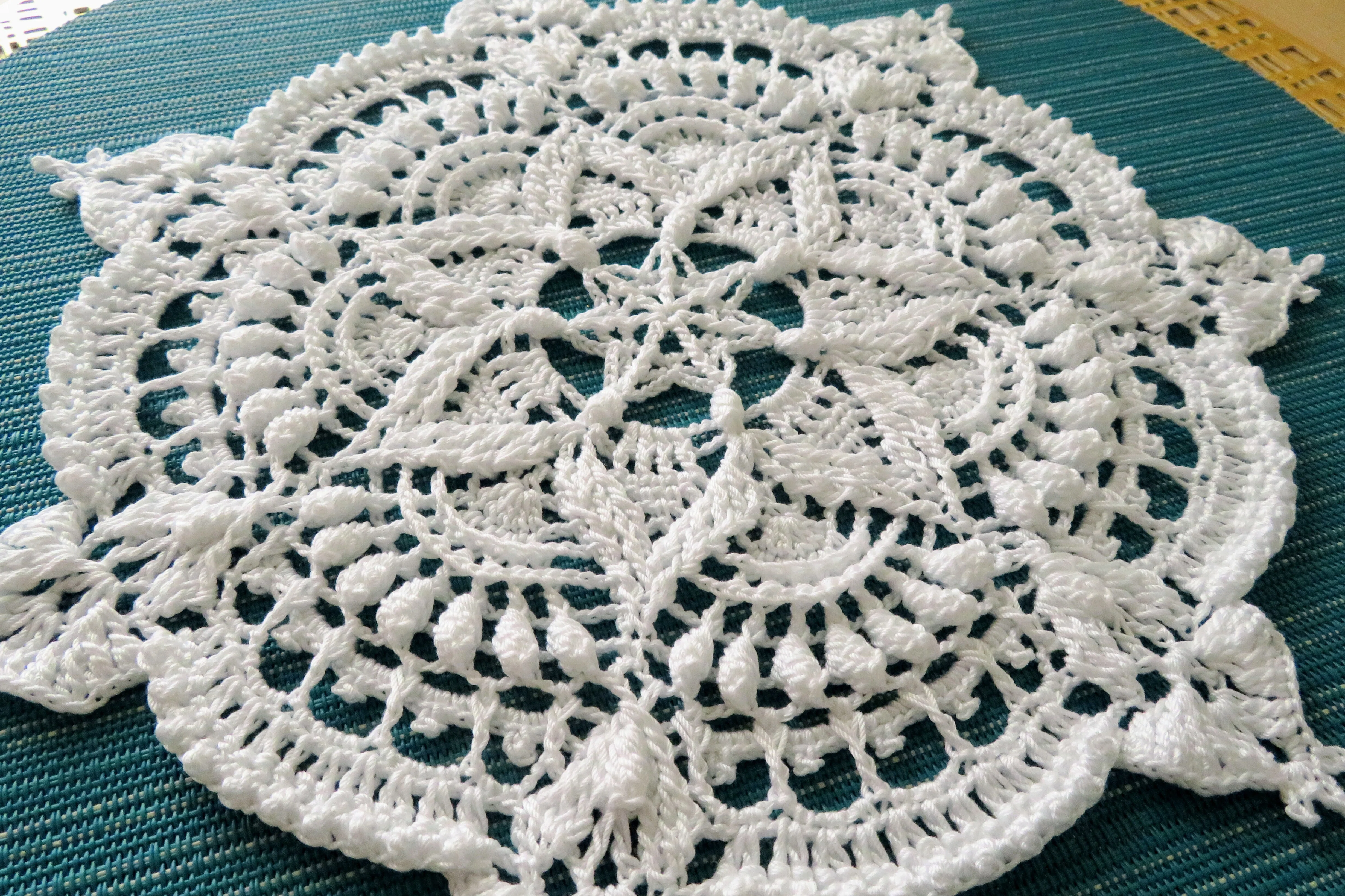 Pattern / Nanami Doily｜笠石あき--かぎ針編み・レース編みの編み図