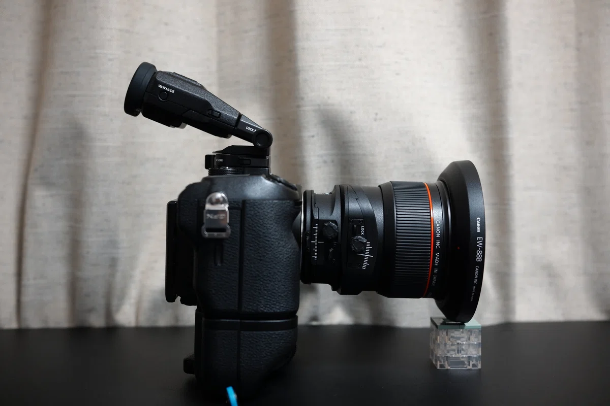 レビュー】GFXでウエストレベルファインダーを使う EVF-TL1 