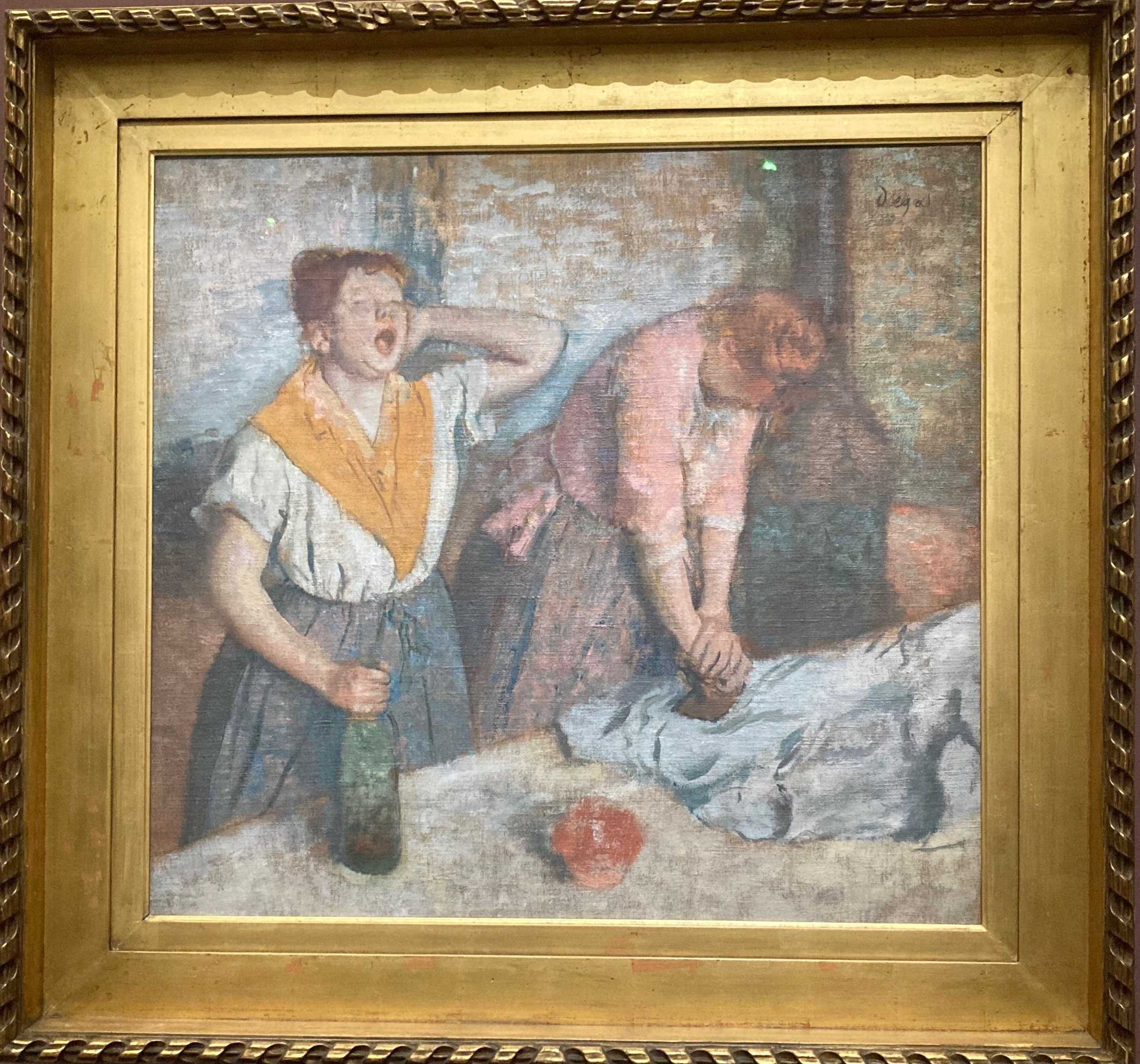 子供のためのオルセー美術館(52)ドガ・あくびの顔もかくよ/パリで働く