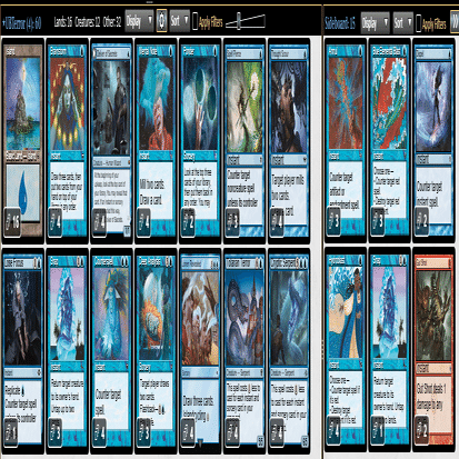 マジックザギャザリング パウパー 青単テラー デッキまとめ売り。ほぼ