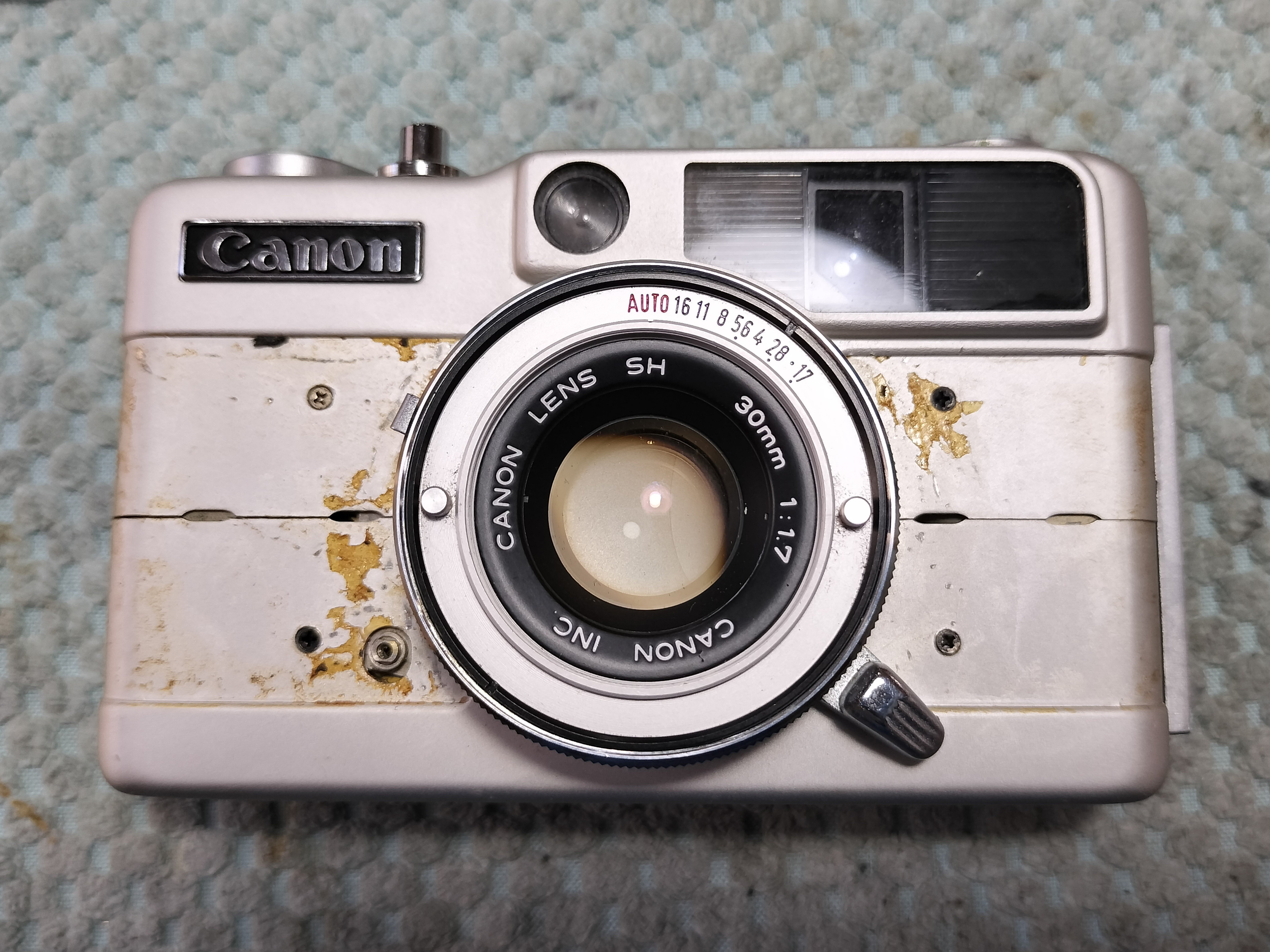 Canon Demi EE17の分解|フィルムカメラ修理のアクアカメラ Canon Demi EE17の分解|フィルムカメラ修理のアクアカメラ