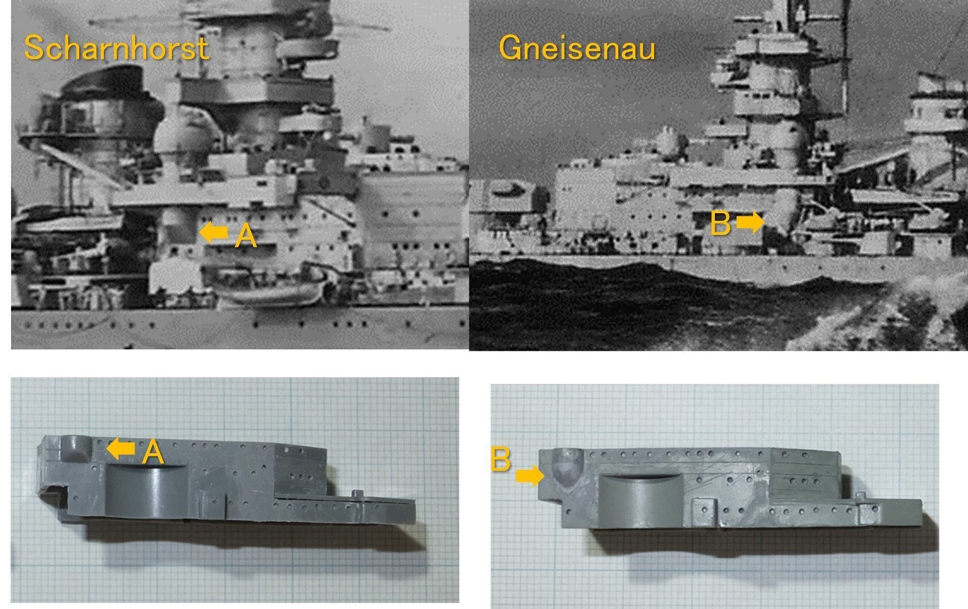 DKM Scharnhorst Class 1941 シャルンホルスト級制作記 #2