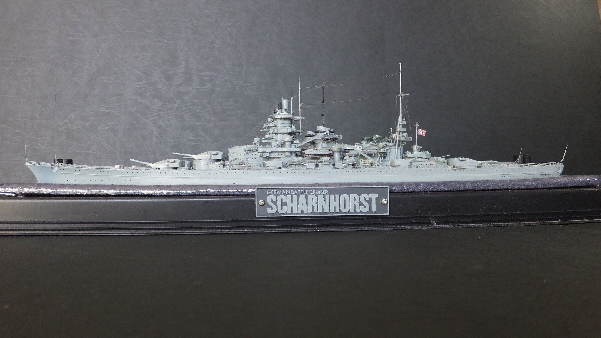 世界の軍艦コルクション 10個 再軍備後のドイツ海軍主力艦整備: シャルンホルスト級3態