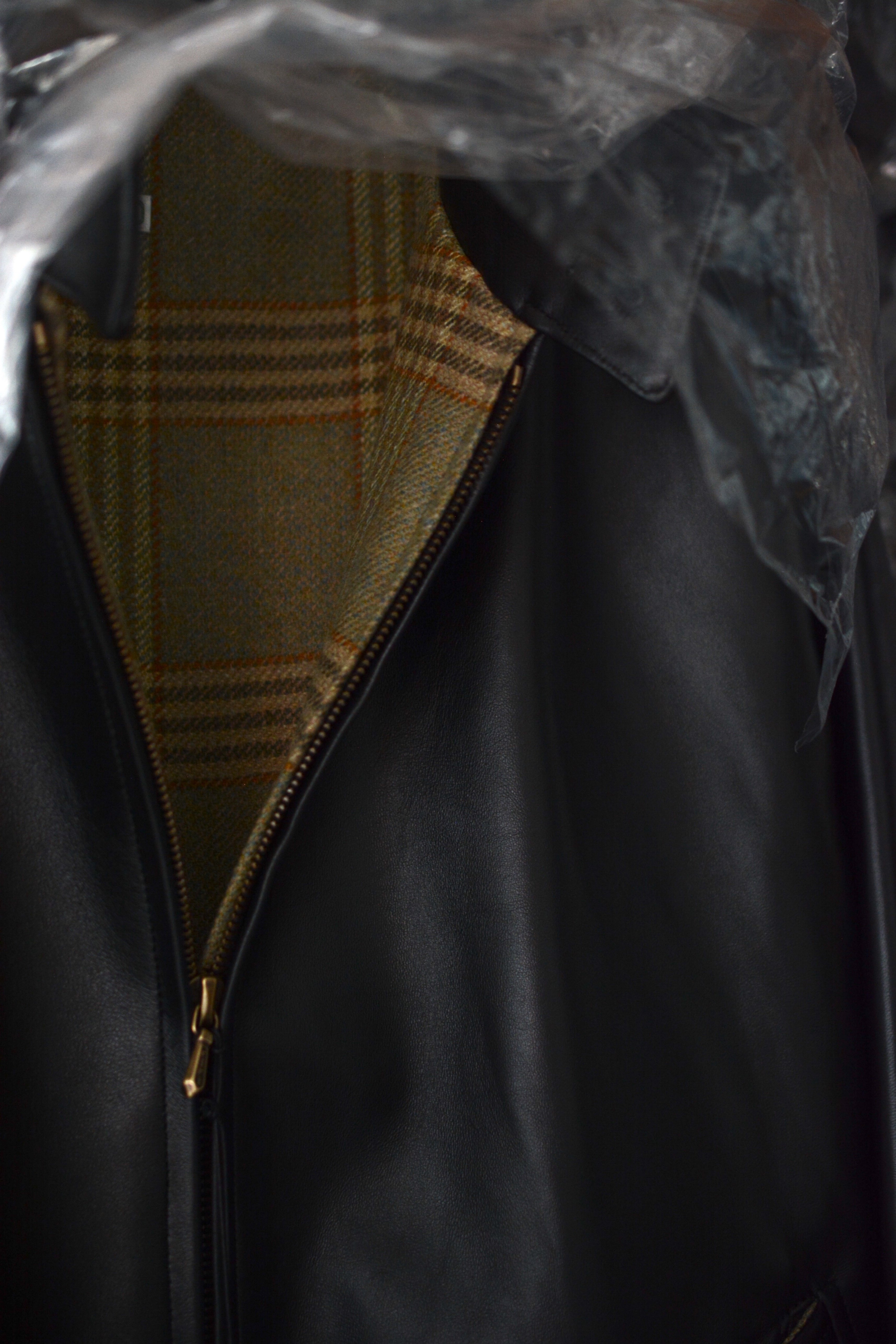 Leather Harrington Jacket - style note|nariwai no Gamao Leather Harrington Jacket - style note|nariwai no Gamao