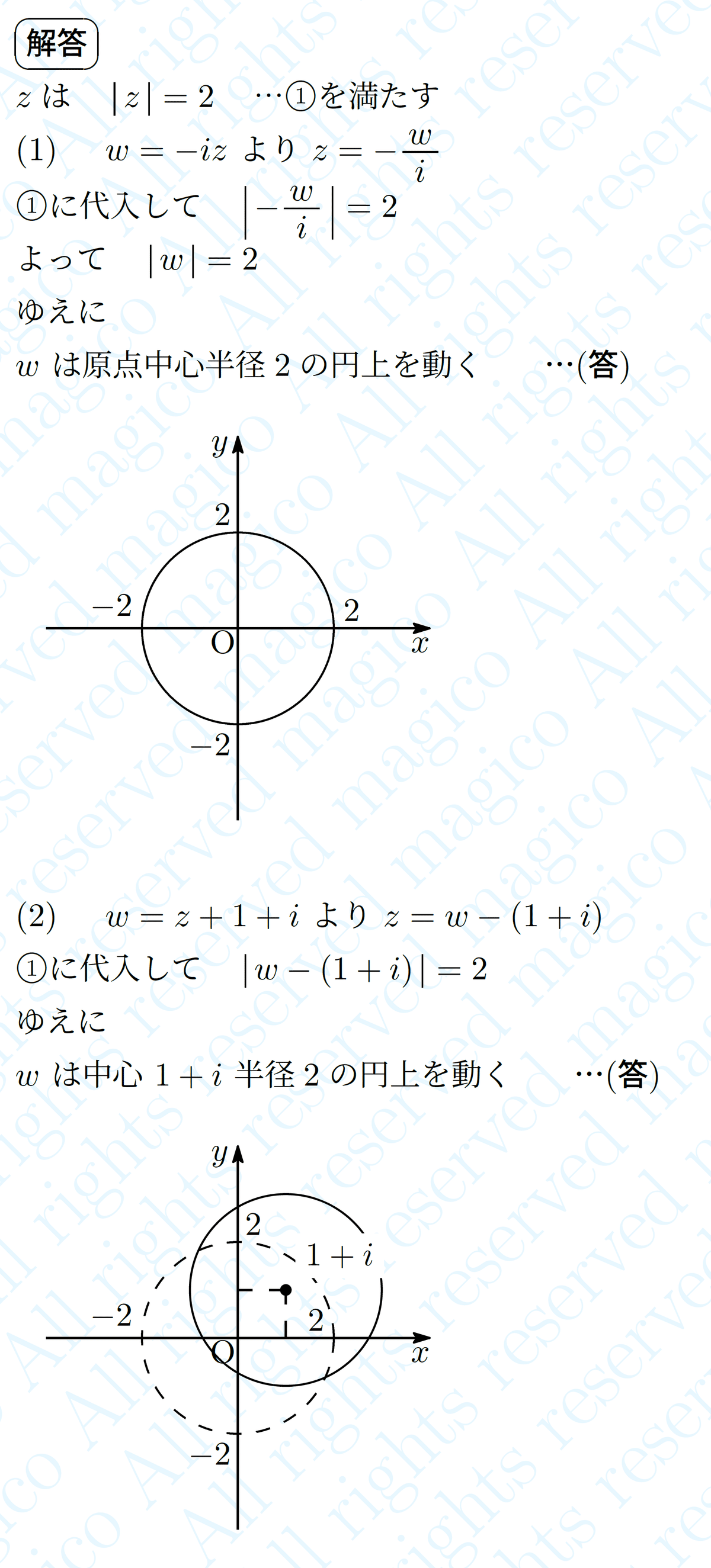 入試数学 のタクティクス ベクトル・複素数 数式と図形 確率