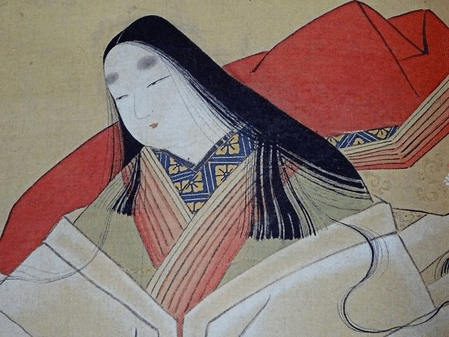 【模写】【伝来】n2206〈清原雪信〉唐美人図 狩野派女流画家 江戸前期 狩野雪信 狩野雪信 唐美人図｜古美術・掛け軸の販売・買取・鑑定-松本松栄堂