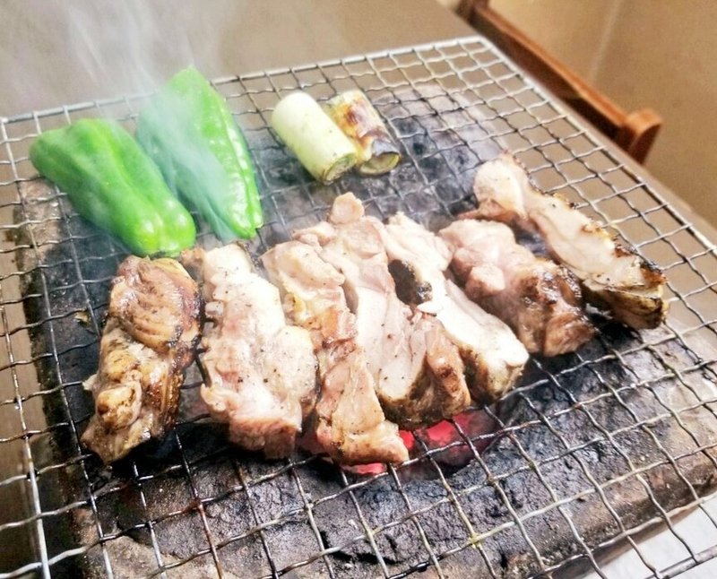 みやざき地頭鶏もも肉の炭火焼