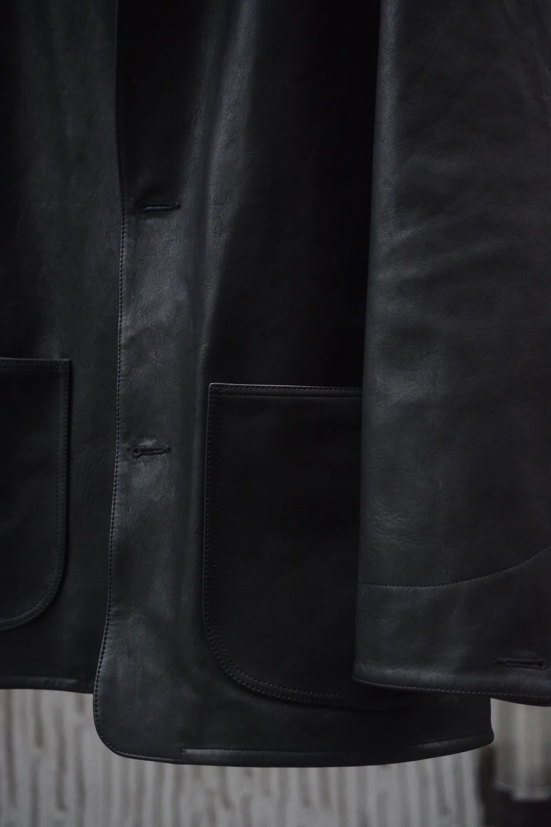 blurhmsレザー カバーオール　25AW blurhms＞レザー カバーオール
