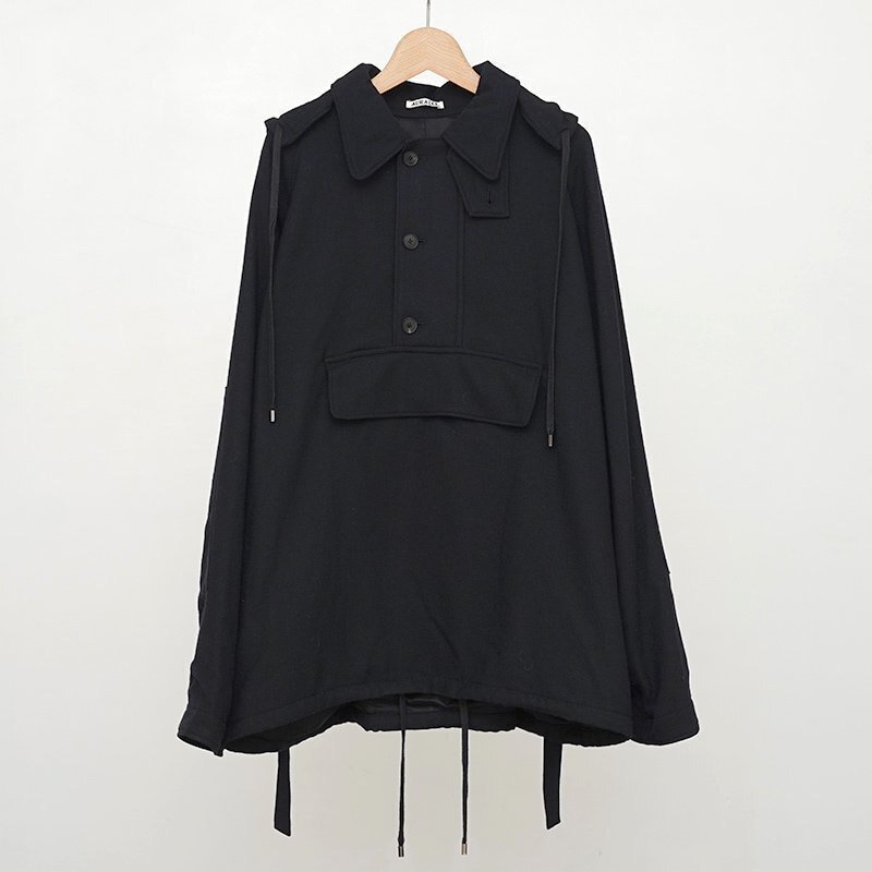 ジャケット・アウター AURALEE23aw AIRY WOOL VIYELLA P/O ANORAK 新鮮みバッチリな、お上品アノラック。【AURALEE オーラリー