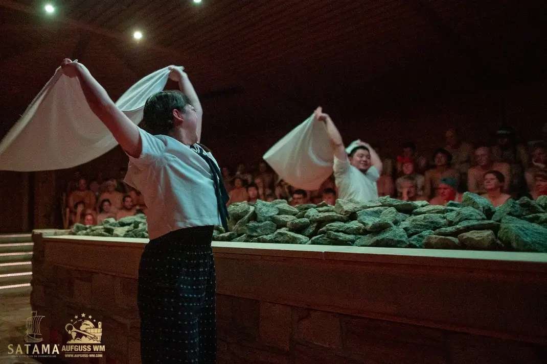 新品 Aufguss WM 梳かす アウフグースタオル オープン 