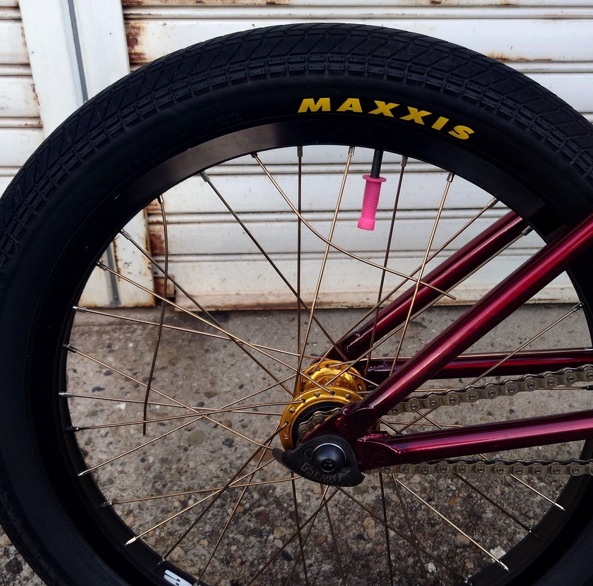 BMXホイール コグ付き ※タイヤは要交換 BMXホイール コグ付き ※タイヤは要交換
