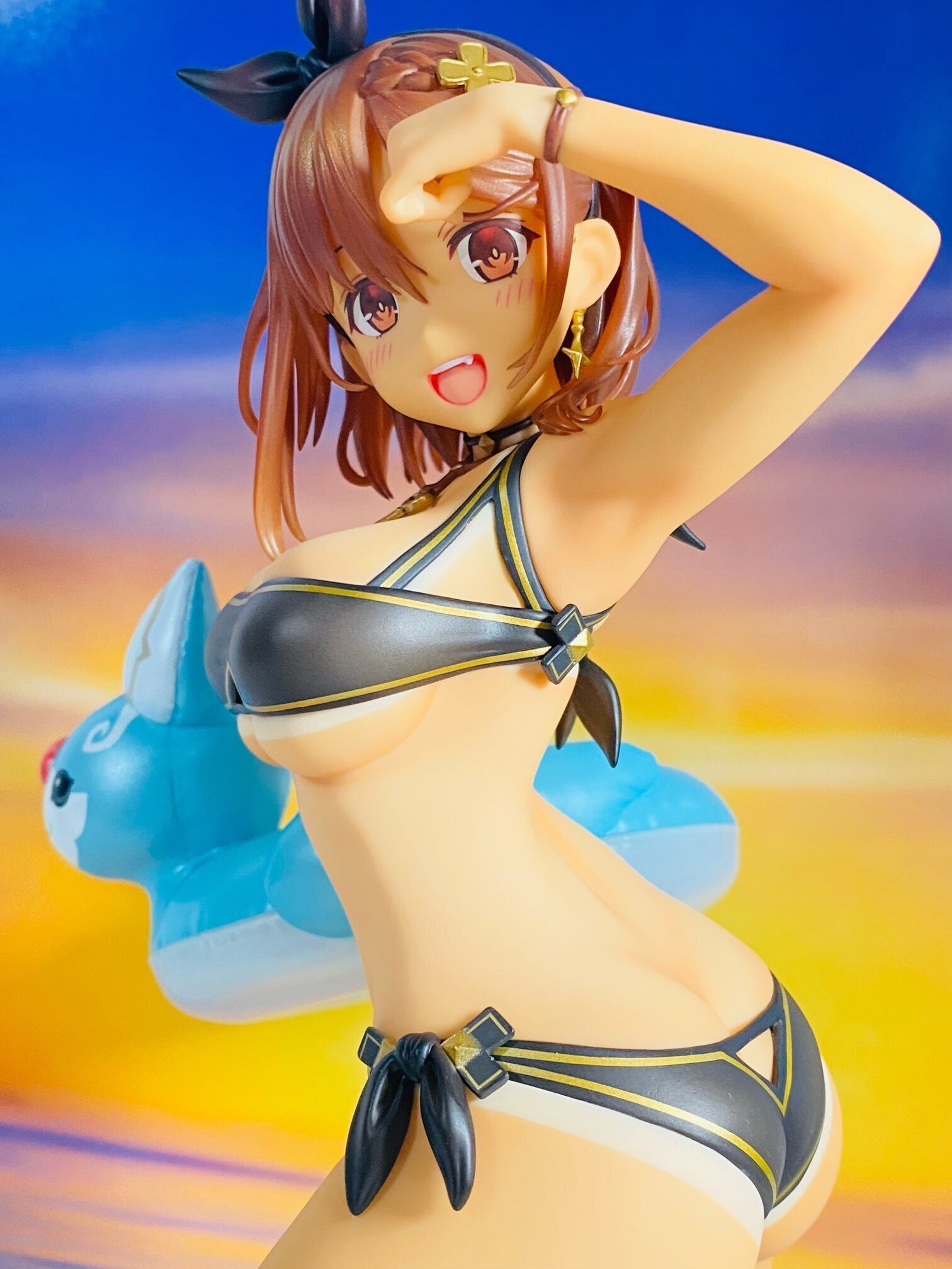 スピリテイル ライザ -黒水着日焼けver.-|葵的 美少女 スピリテイル ライザ -黒水着日焼けver.-|葵的 美少女
