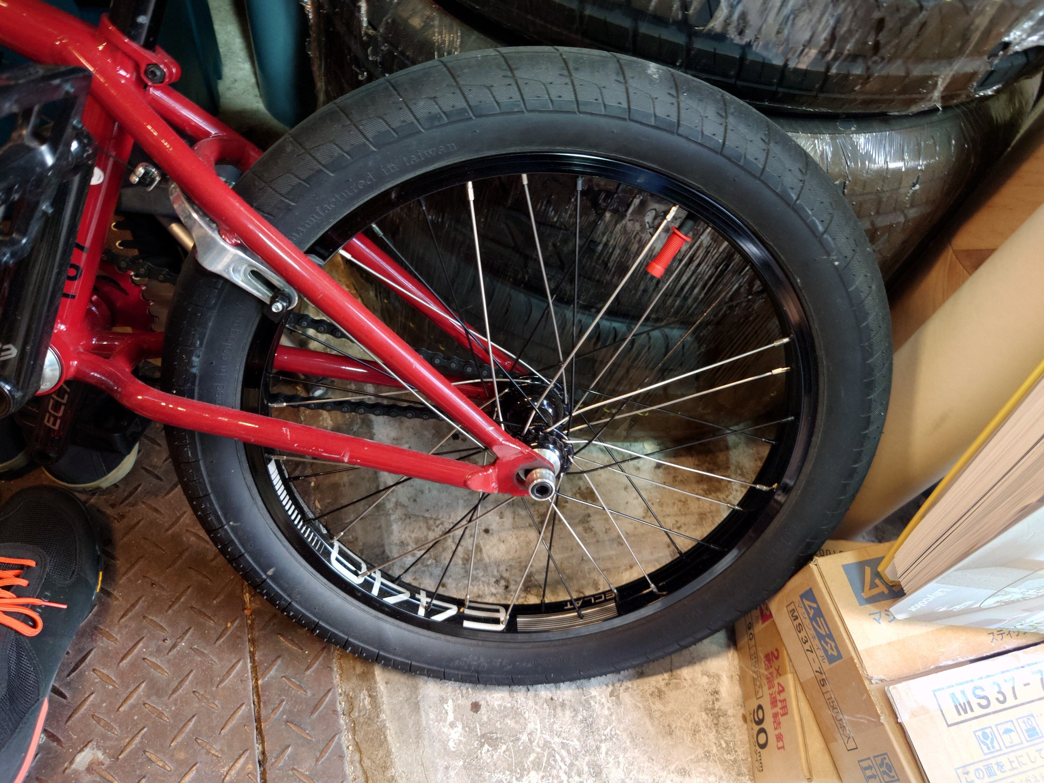BMXホイール コグ付き ※タイヤは要交換