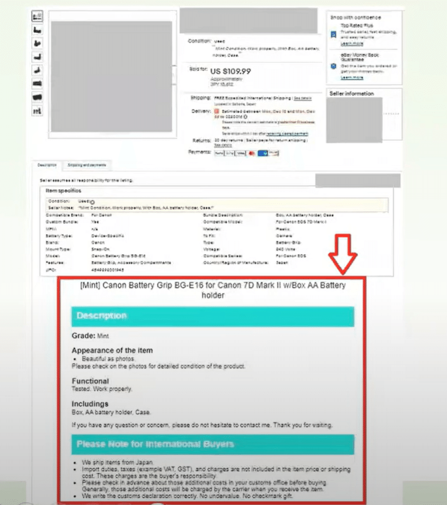 eBay輸出で売上UPさせるDescription（商品説明）の正しい書き方