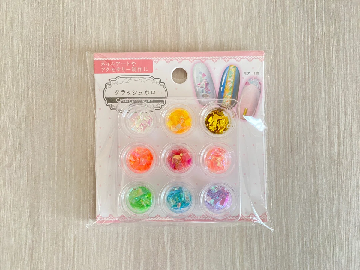 ネイルパーツ9P クラッシュポロ