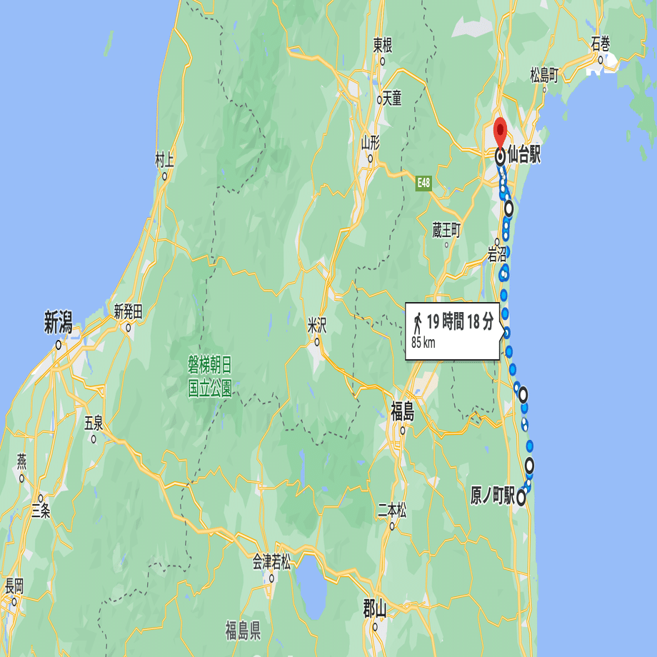 東北一周自転車旅（7）福島県南相馬市〜宮城県仙台市｜中村洋太