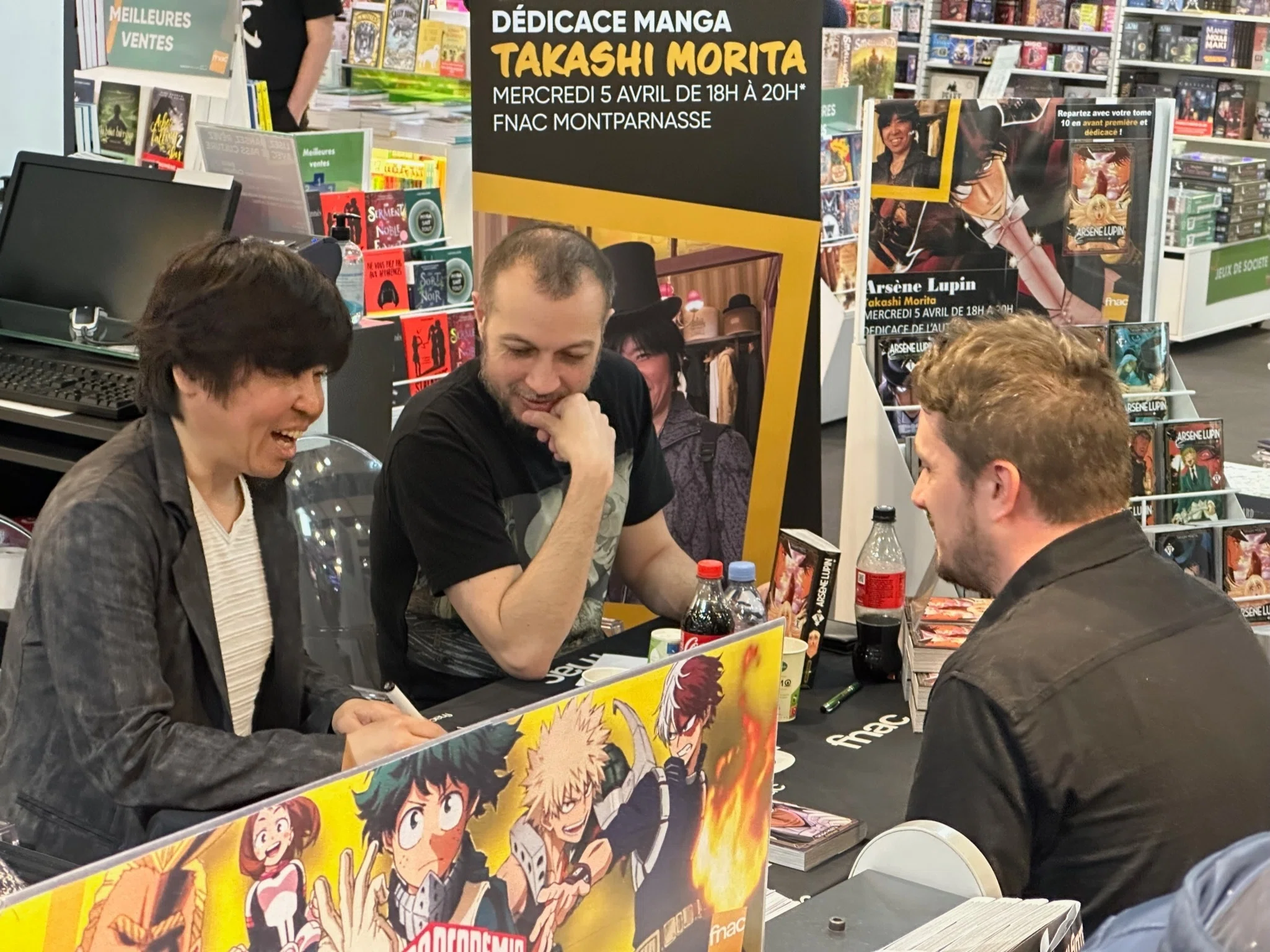 フランス／パリ・モンパルナスのfnacで森田崇サイン会＆インタビュー
