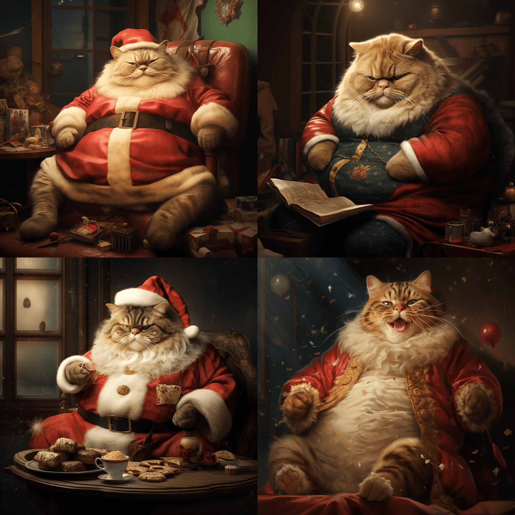 Midjourney：クリスマスタイル。テキスタイルの呪文｜みれのスクラップ