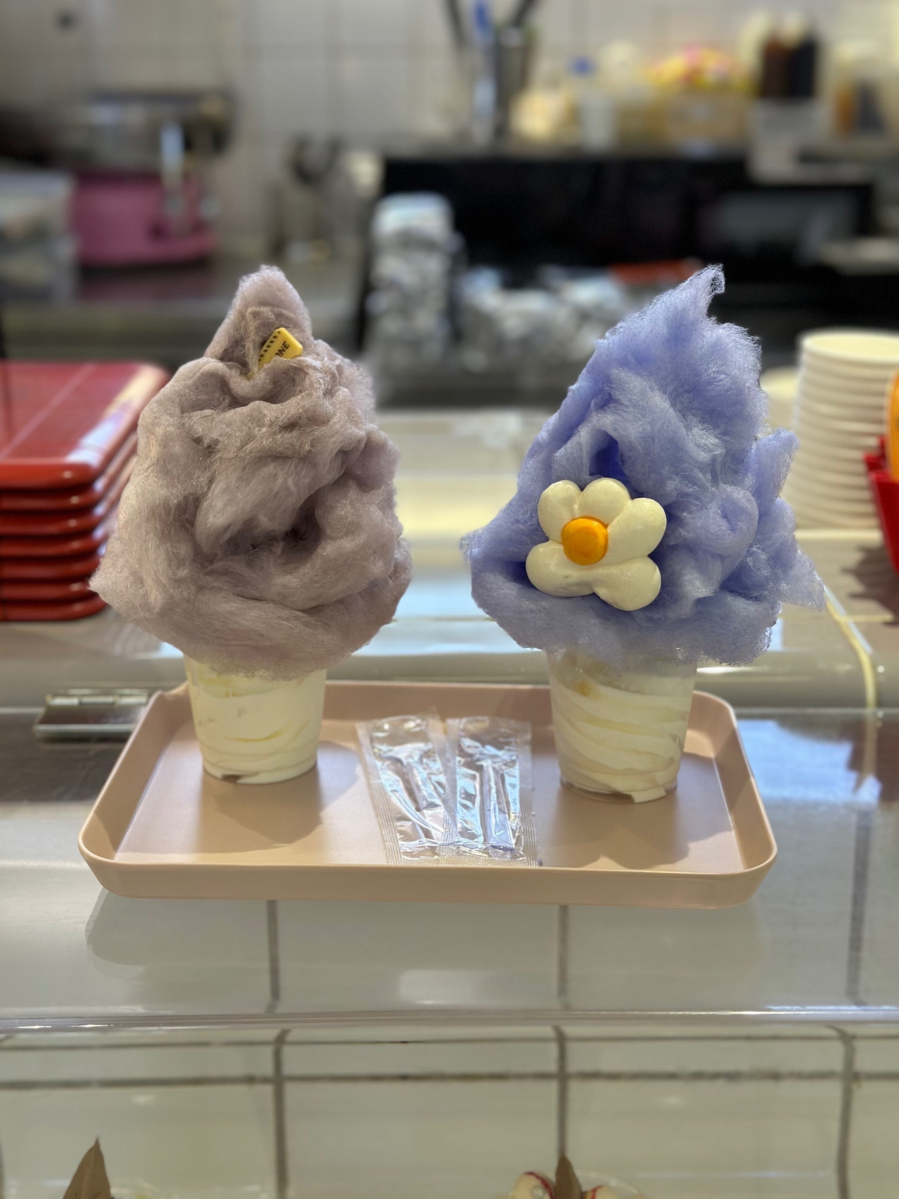 REMICONE 東大門店】雷雲モチーフにした綿飴スイーツ