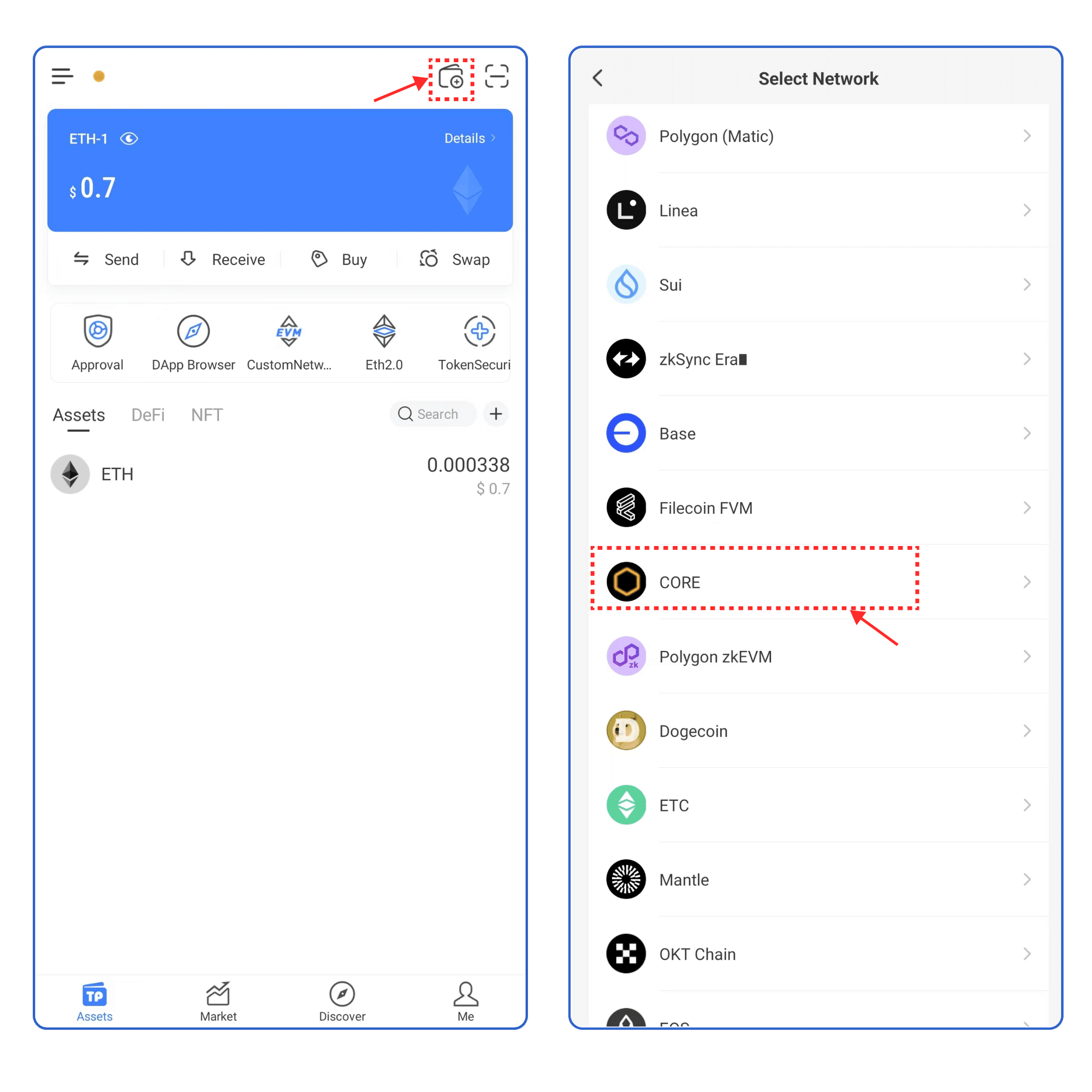 Coreのウォレットを作ろう！ │ ウォレットを作成/インポートする方法｜TokenPocket (トークンポケット) 公式