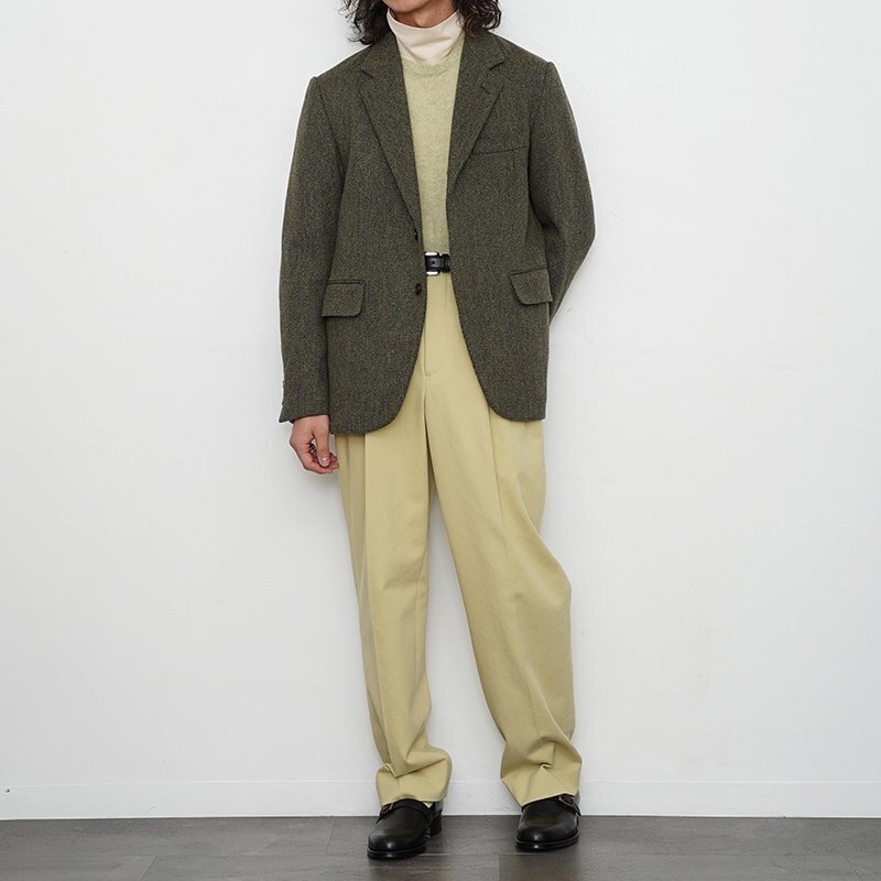 AURALEE】BRITISH WOOL TWEED OVER JACKET / 日常に溶け込む AURALEE】BRITISH WOOL TWEED OVER JACKET / 日常に溶け込む